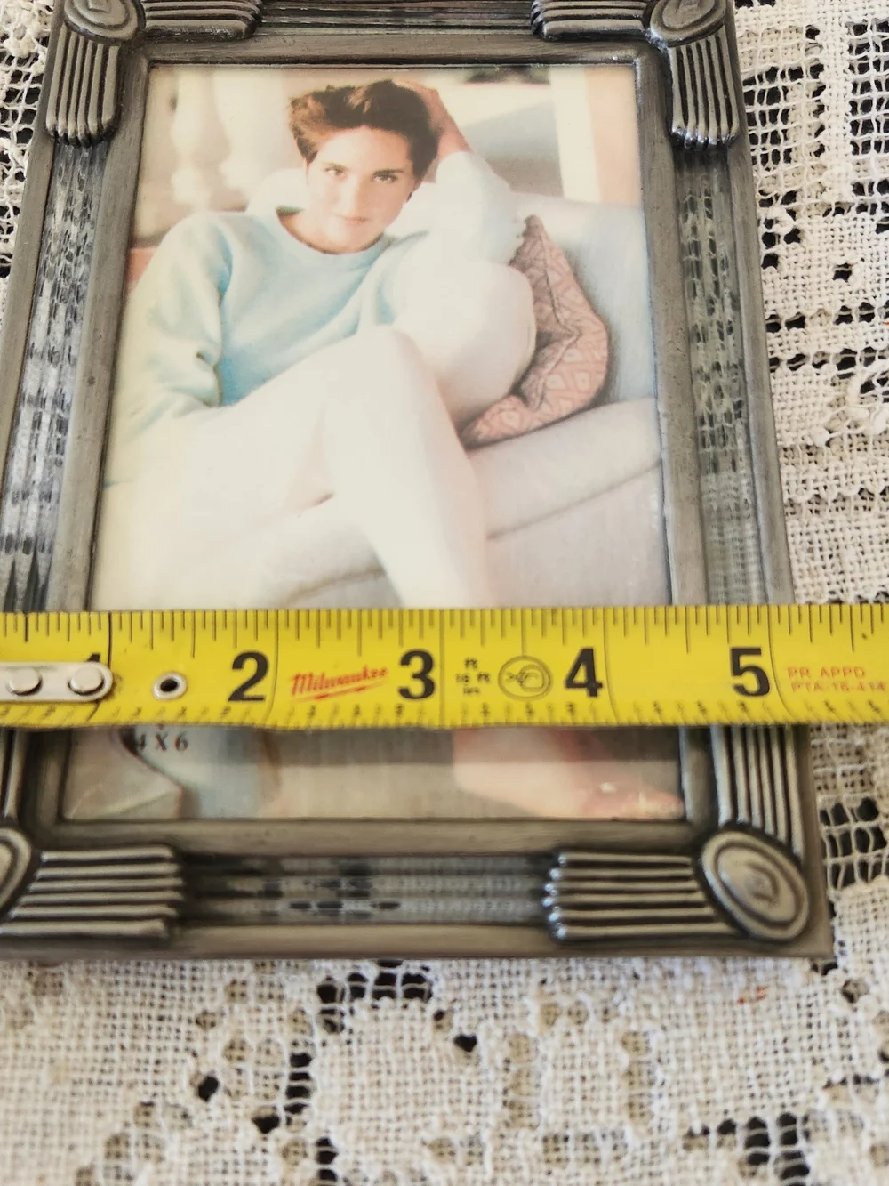 Vintage Silver Picture Frame - Silver Finish